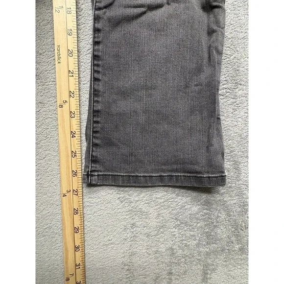 Christopher Kane Floral Deisgn Jeans Womens Size‎ 28 Gray Denim